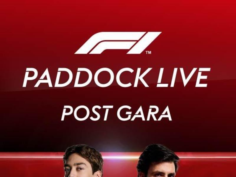 F1 Paddock Live Post Gara