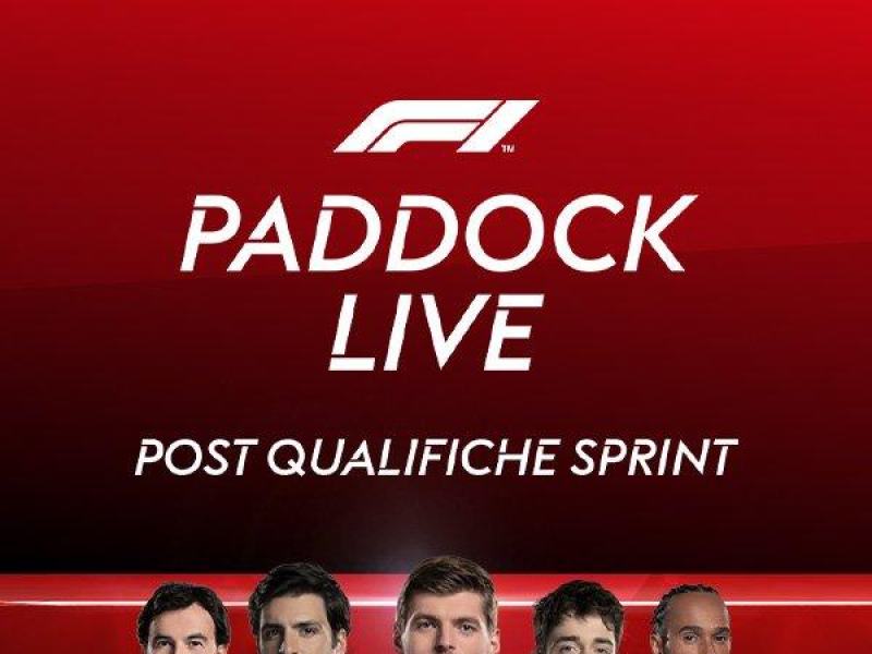 F1 Paddock Live Post Qualifiche Sprint