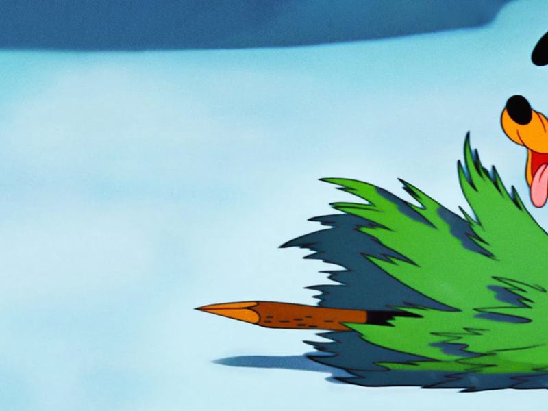 L'albero di Natale di Pluto