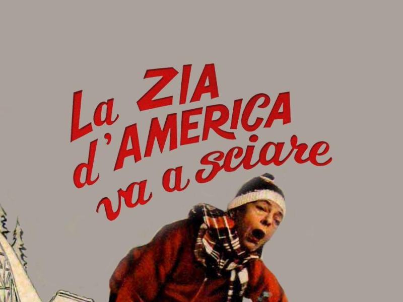 La zia d'America va a sciare