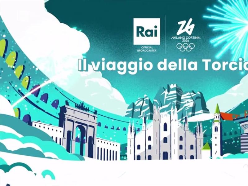 Olimpiadi Invernali Milano Cortina 2026 - Stag. 2025 - Il viaggio della Torcia del 13/01/2026