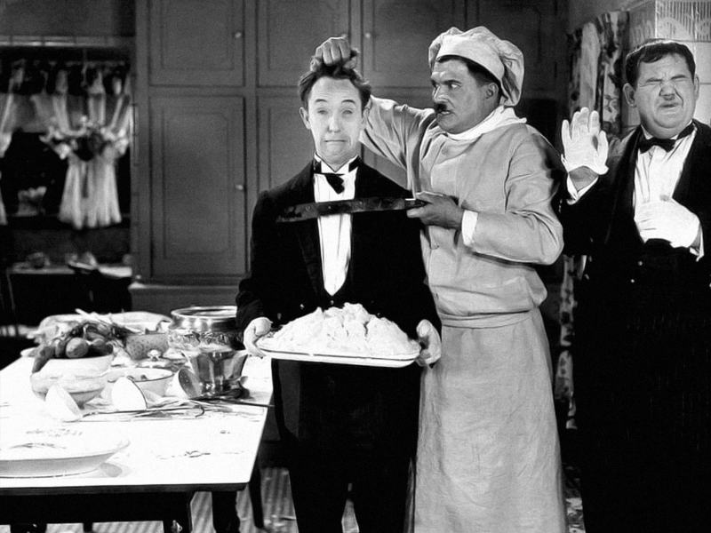 Stanlio e Ollio - Pranzo di gala